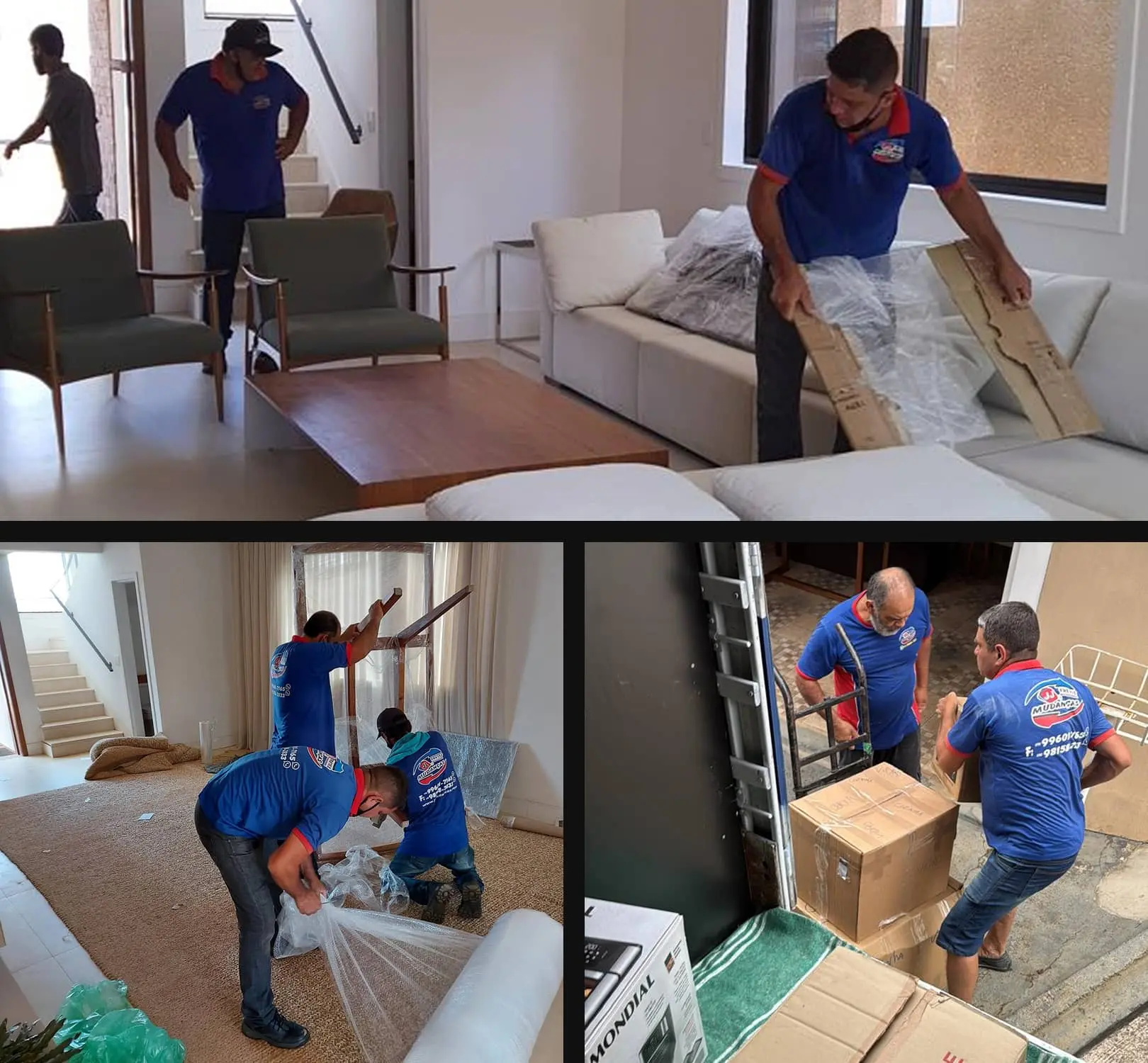 Equipe da JL Mudanças